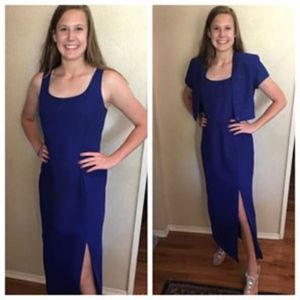 BLUE FORMAL WITH JACKET